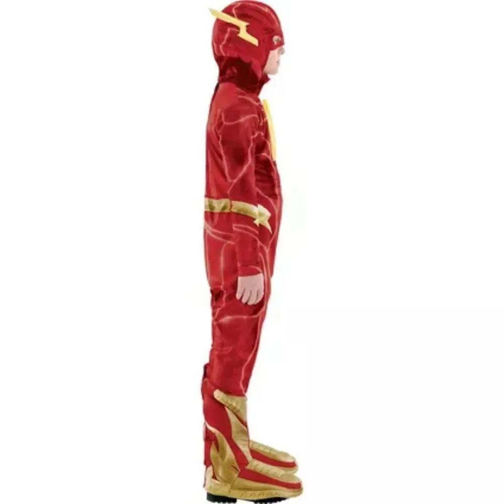 The Flash Kids Light Up Costume DC Studios Size Large 12-14